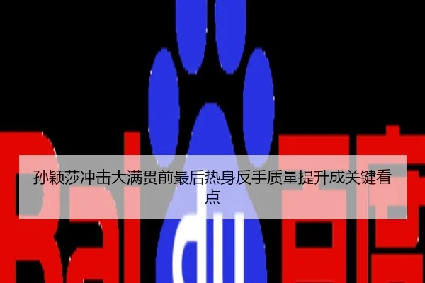 孙颖莎冲击大满贯前最后热身反手质量提升成关键看点